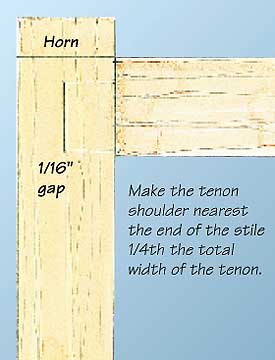 Tenon Length, Mortise Depth